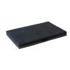 Orthopedic mattress - black velor/black eco leather