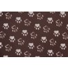 Cuccia ortopedica - zampe marroni tessuto Oxford