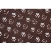 Orthopädisches Hundebett - braun Pfoten Oxford Textil