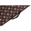 Cuccia ortopedica - zampe marroni tessuto Oxford