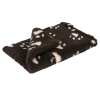 Vet Bed Dog Mat - Dark Brown/Beige Paws