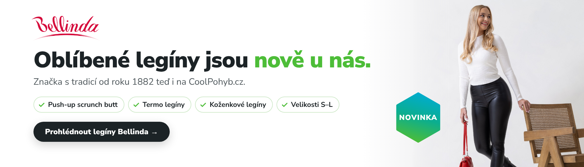 legíny bellinda konečně v e-shopu coolpohyb.cz