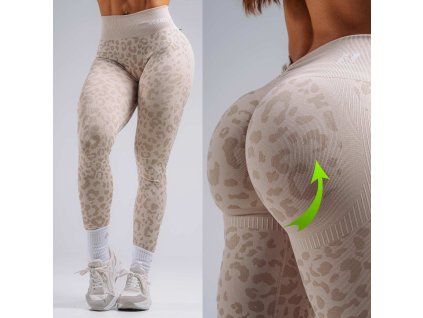 legíny NEBBIA 849 cream leopard 03