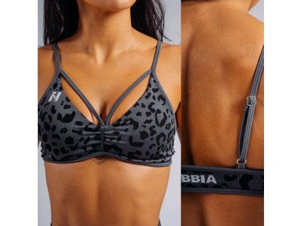 NEBBIA primal podprsenka 854 black leopard 03