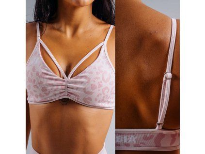 podprsenka NEBBIA Primal 854 pink leopard 03