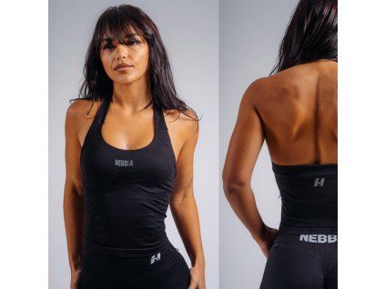 NEBBIA haltertop 863 black 01
