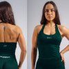 NEBBIA halter top 863 pine green 01 (1)