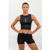 475 High Waisted Leggings Shorts AGILE 476 Cropped Tank Top Black 04