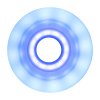 luminous led wheels duo white blue