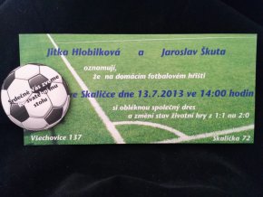 Fotbalová svatba