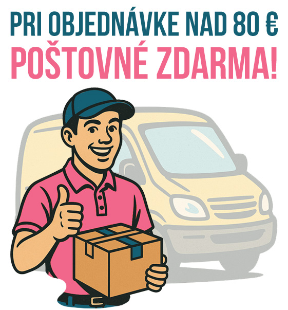 Pri objednávke nad 80 eur poštovné zadarmo
