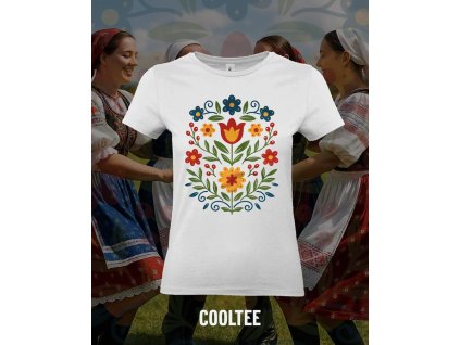 Folklórne tričko dámske #03