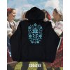 folklorna mikina unisex 2 cierna modra