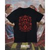folklorne tricko panske 3 cierne cervena