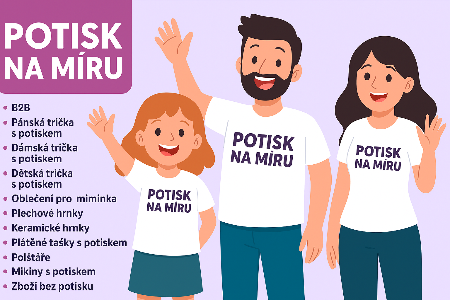 Potisk na míru