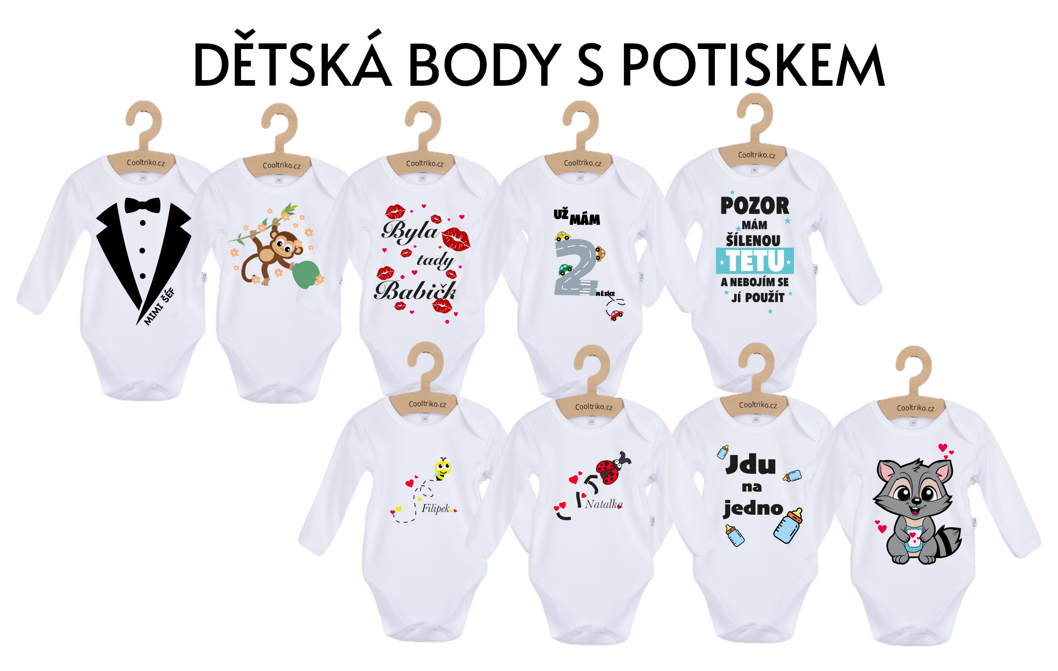 DETSKÁ BODY S POTISKEM