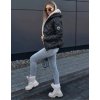 Dámská bunda Fluffy - černá