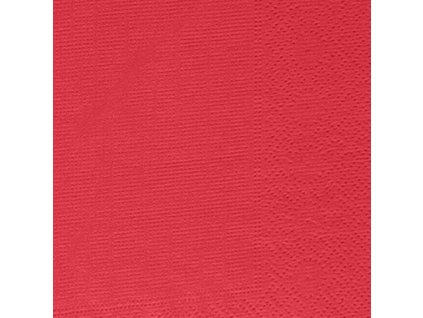 ubrousky červené 2 vrstvy 25 x 25 cm