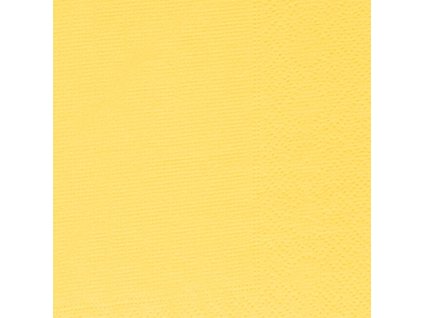 papírové ubrousky žluté 2 vrstvy 25 x 25 cm