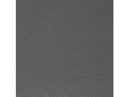 ubrousky papírové černé 2 vrstvy 25 x 25 cm