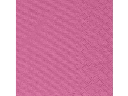 Ubrousky tmavě růžové 25 x 25 cm 2 vrstvé