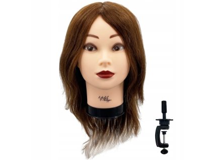 Cvicna hlava Michel Philippe hneda 35cm