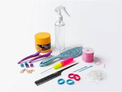 Startovací balíček pro pletení copánků střední set