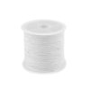 Šňůrka ozdobná polyester 0,5mm bílá 1