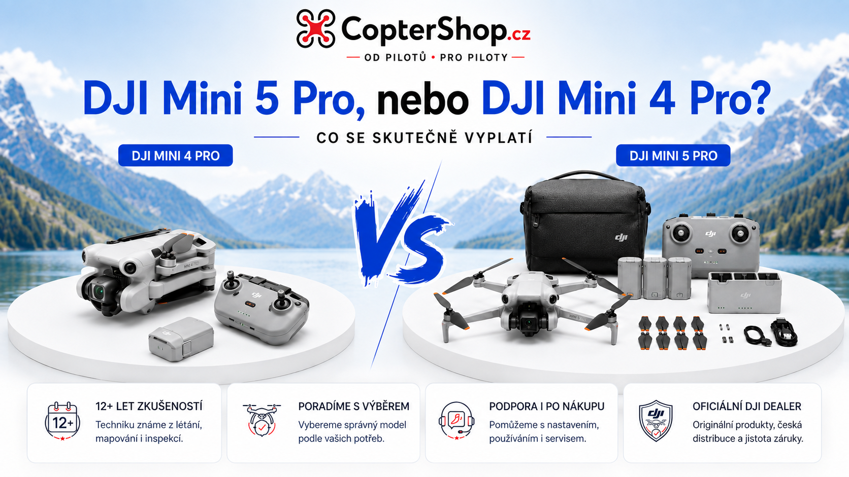 DJI Mini 5 Pro vs. DJI Mini 4 Pro: Vyplatí se přejít na novou generaci?