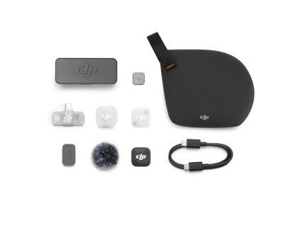 DJI Mic Mini 2 (1 TX + 1 Mobile RX + Charging Case) topview