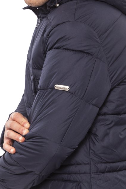 Pánská prošívaná bunda Trussardi - Modrá (Barva Modrá, Velikosti XL)