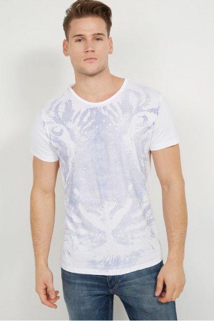 znackove tricko just cavalli bile tygr (1)