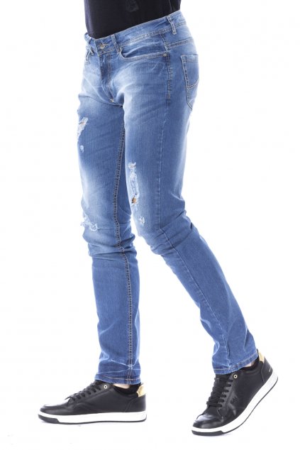 znackove panske rifle Gaudi Jeans denim chiaro (1)