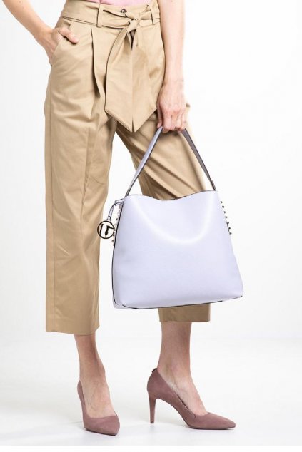 5345 2 set 2 znackovych kabelek trussardi jeans lilac