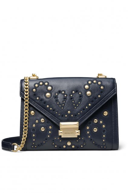 Michael kors kabelky Whitney Zlata Kors MK kabelky Praha Kors Brno Michael Kors darek znackove kabelky luxusne luxurybags coque Ostrava Michael Kors Zlin kabelky Freddy MK monogram zlate kovani krajky Jet Set travel bag (8)