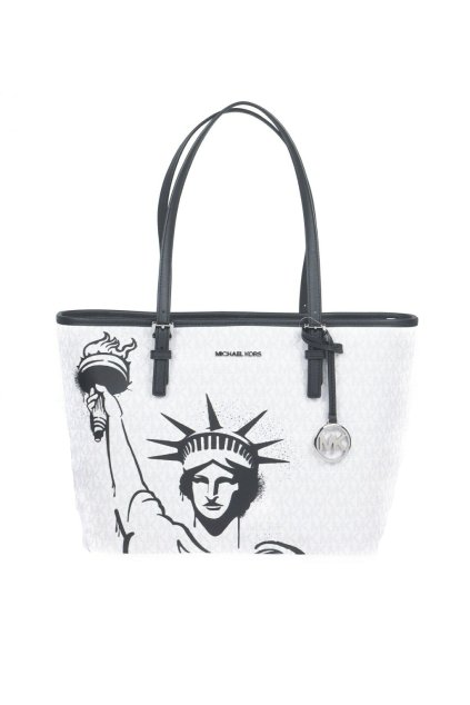 7866 3 michael kors kabelka jet set new york city limitovana edice