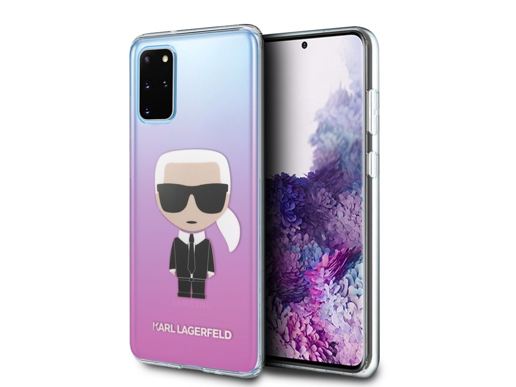 Karl Lagerfeld Degrade Kryt pro Samsung Galaxy S20+ Pink