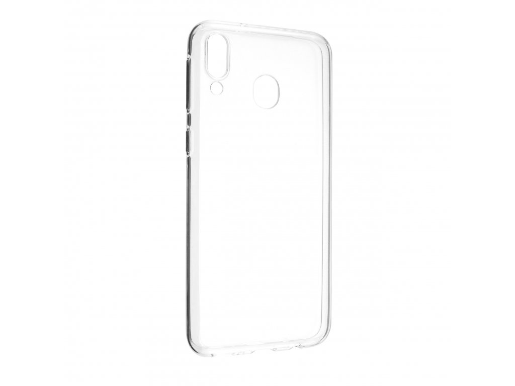 Ultratenké TPU gelové pouzdro FIXED Skin pro Samsung Galaxy M20, 0,6 mm, čiré