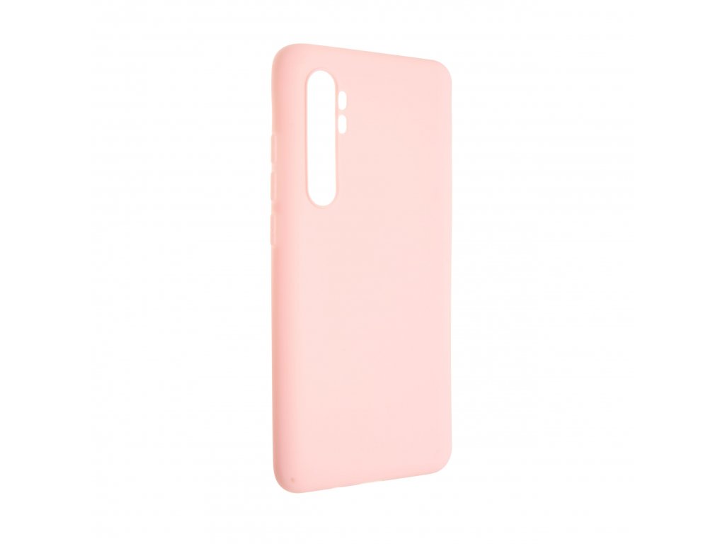 Zadní pogumovaný kryt FIXED Story pro Xiaomi Mi Note 10 Lite, růžový