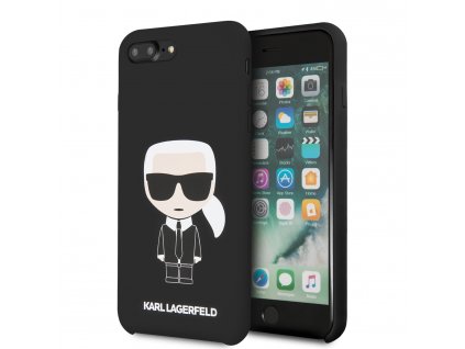 Karl Lagerfeld Full Body Silikonový Kryt pro iPhone 7/8 Plus Black