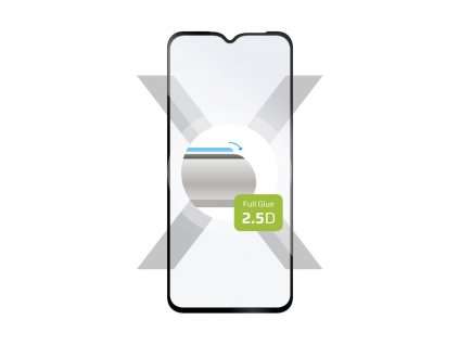 Ochranné tvrzené sklo FIXED Full-Cover pro Motorola Moto G53 5G, lepení přes celý displej, černé