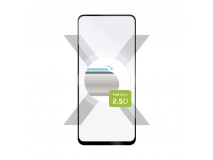 Ochranné tvrzené sklo FIXED Full-Cover pro Motorola Moto G13, lepení přes celý displej, černé