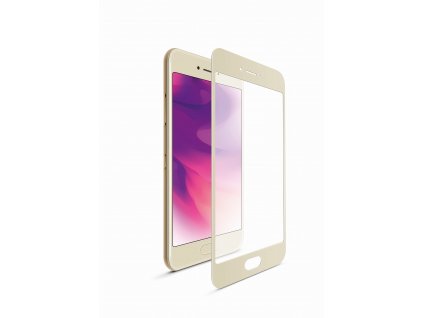 Ochranné tvrzené sklo FIXED Full-Cover pro Huawei Mate 10, přes celý displej, zlaté, 0.33 mm
