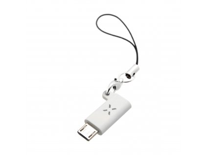 Redukce FIXED Link z USB-C na microUSB, bílá