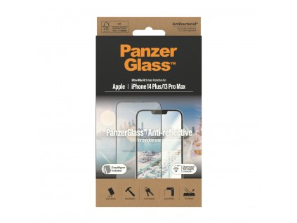 PanzerGlass Apple iPhone 14 Plus/13 Pro Max s Anti-reflexní vrstvou a instalačním rámečkem