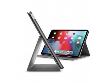 Pouzdro se stojánkem CellularLine FOLIO pro Apple iPad Pro 12,9" (2018), černé