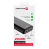 SWISSTEN POWER LINE POWER BANK 20000 mAh 20W POWER DELIVERY BLACK