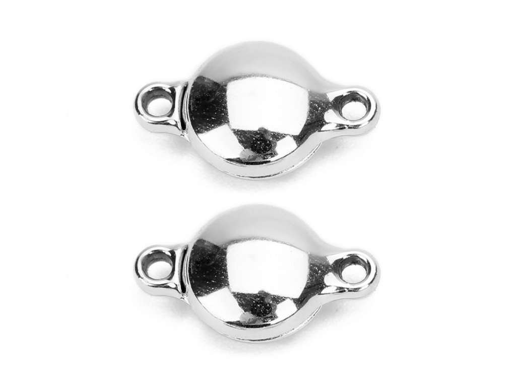 Magnetic clasp 8x14 mm, platinum color