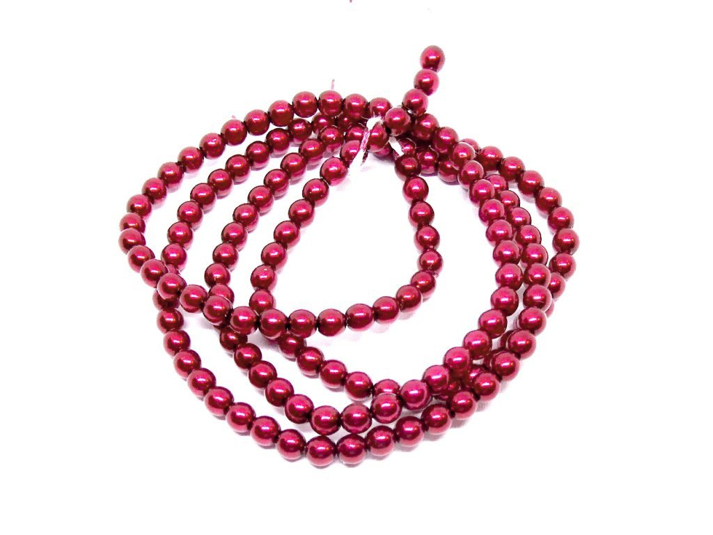 Wax-coated glass pearls 3 mm, color 70499
