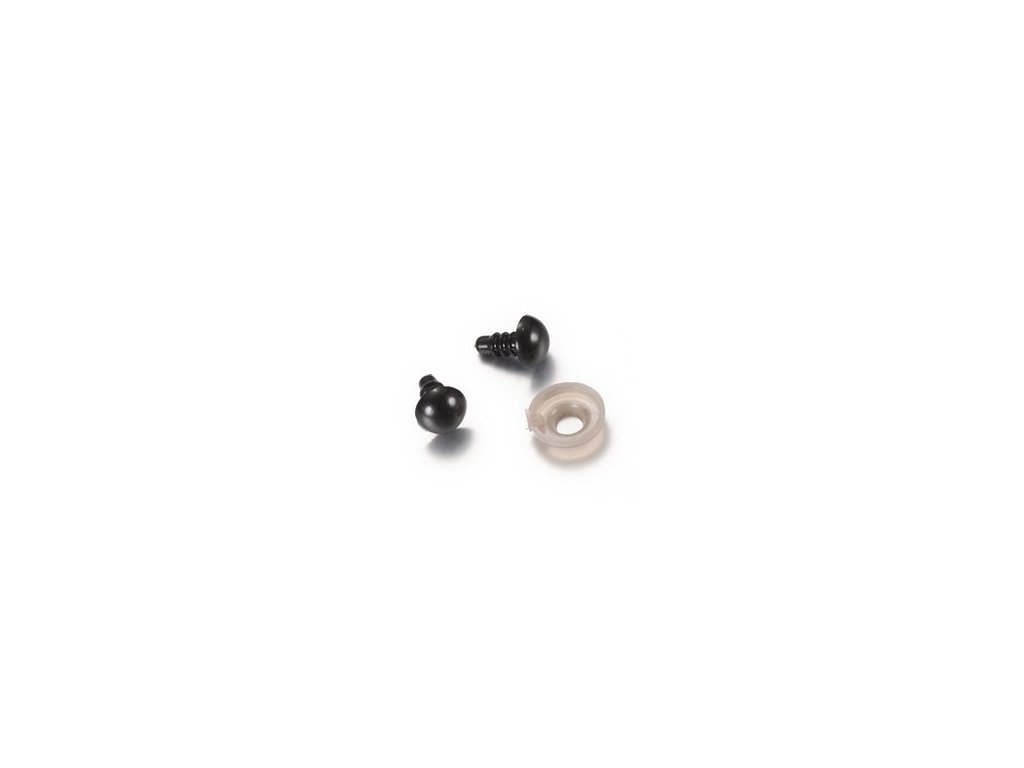 Safety eyes, 10mm, color black